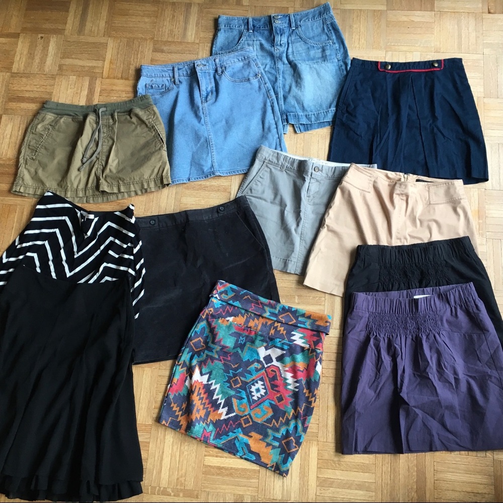 12 mini skirts - all together or bundle a few! - Picture 1 of 12